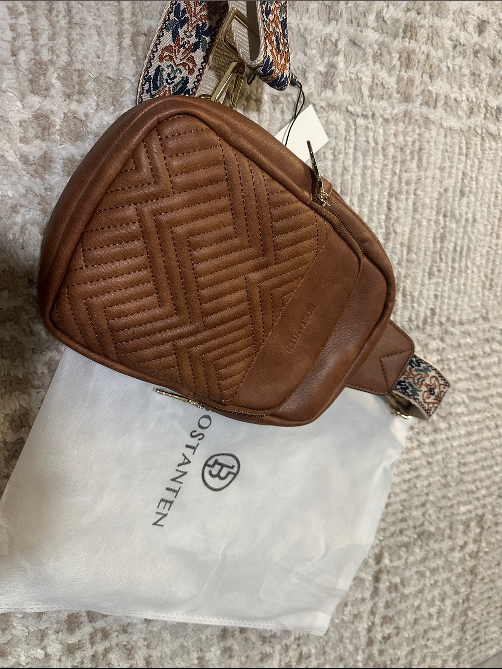 Quilted Crossbody Sling Bag